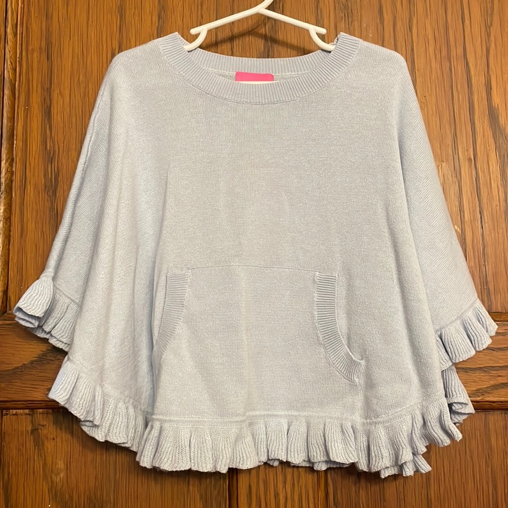 Lilly Pulitzer NWT Girls Hani Poncho Sweater 2-3T